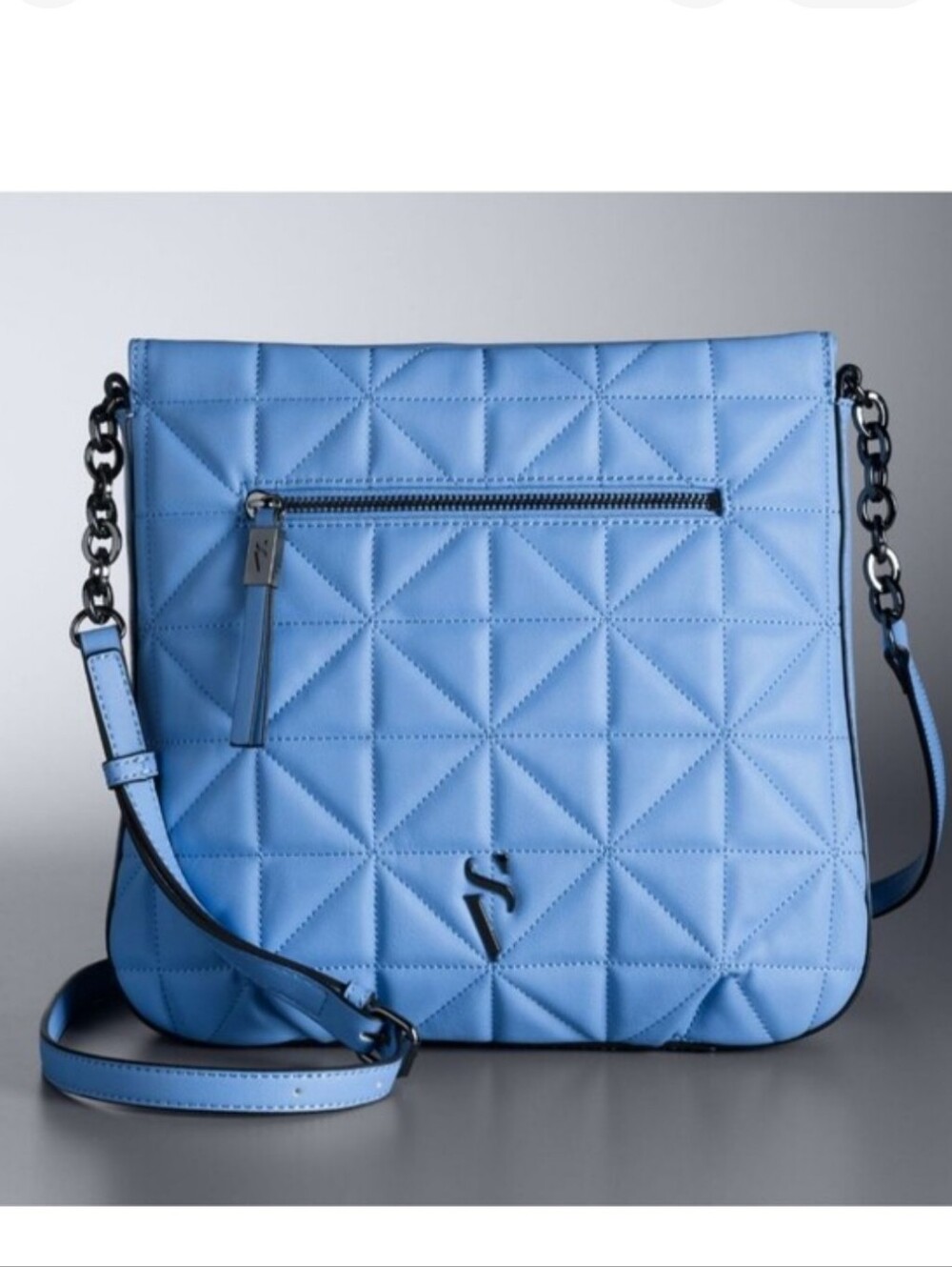Simply Vera Wang Remsen Blue Crossbody Purse Bag